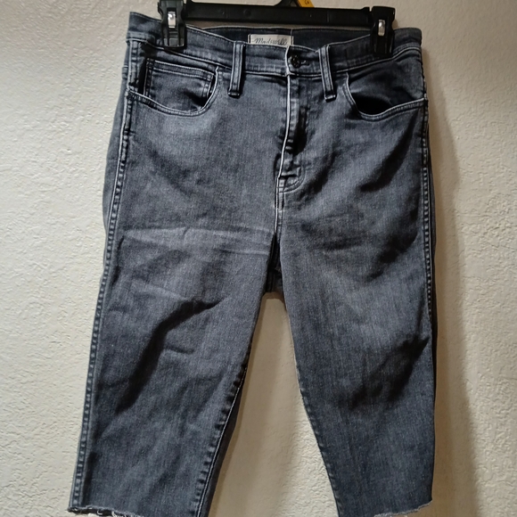Madewell Pants - Madewell Charcoal Denim Shorts